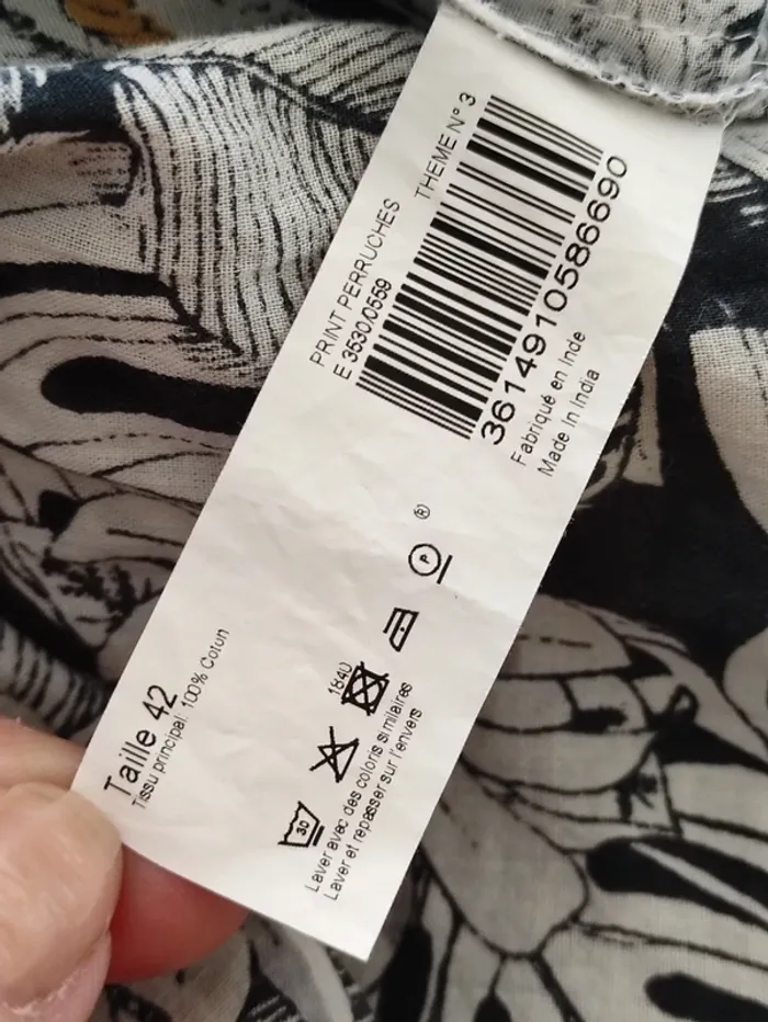 🦜 blouse légère cacatoès 🌞 - photo numéro 4