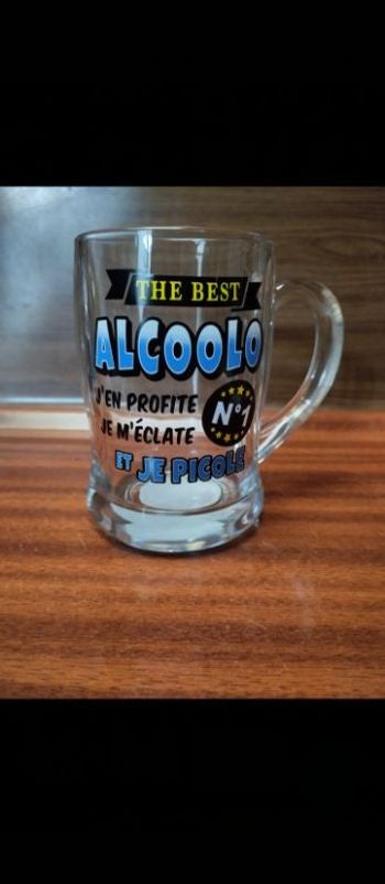 Verre humoristique alcoolo