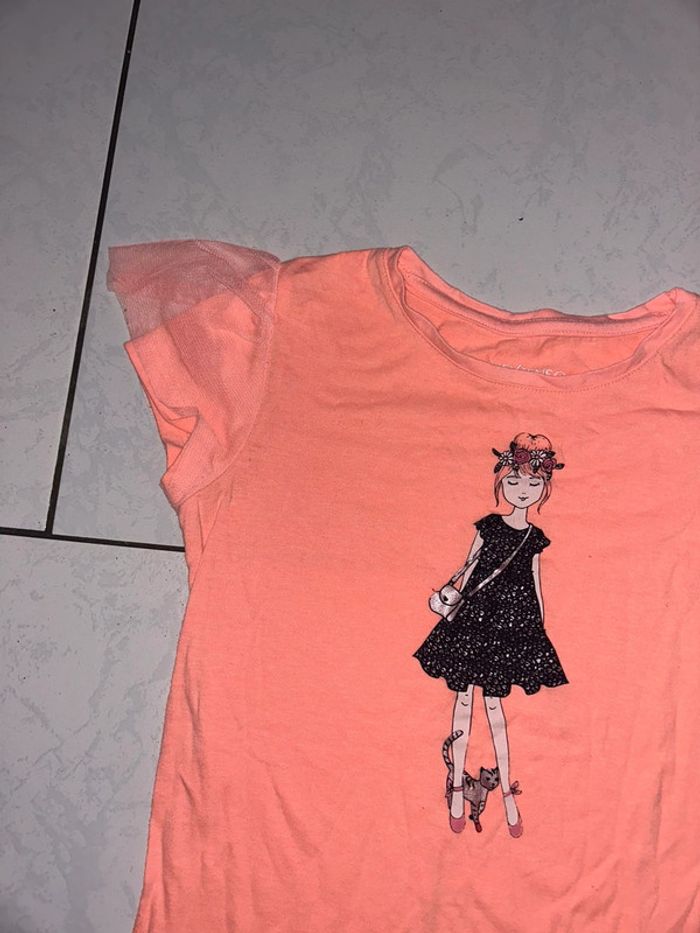 Tee shirt fille été - photo numéro 3