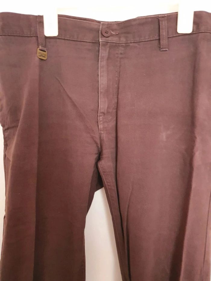 Pantalon chino marron homme taille 44 XXL status - photo numéro 2