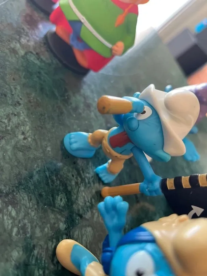 Lot de 14 figurines schtroumpfs, mignon, personnages d’asterix ect - photo numéro 7