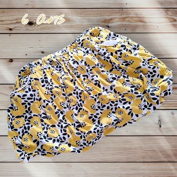 👗 Jupe fleurie DPAM – Taille 6 ans 👗