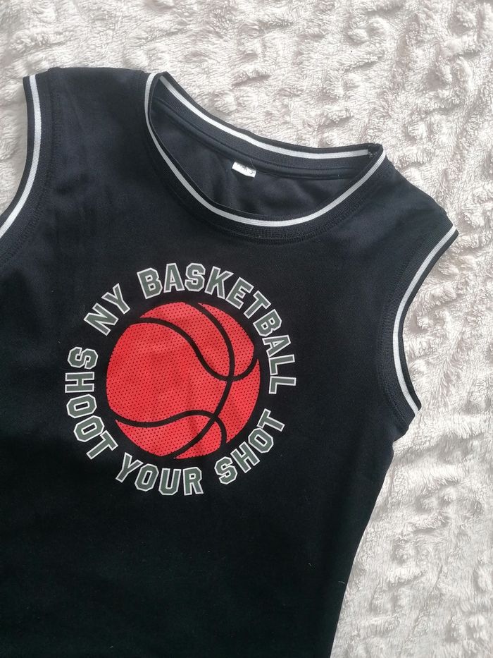 T-shirt débardeur marcel 🏀 mixte 12 ans