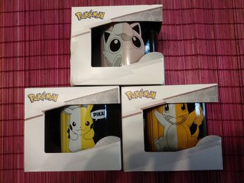 3 mugs Pokémon neufs
