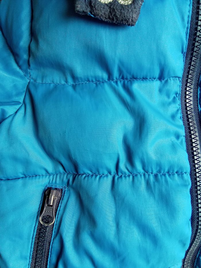 Doudoune bleue avec capuche Kidkanai taille 18 mois - photo numéro 7