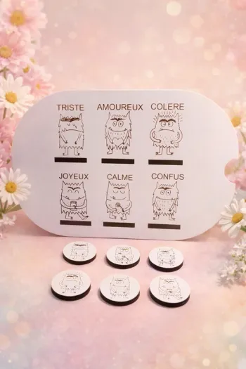Petit insert trofast les monstres des émotions