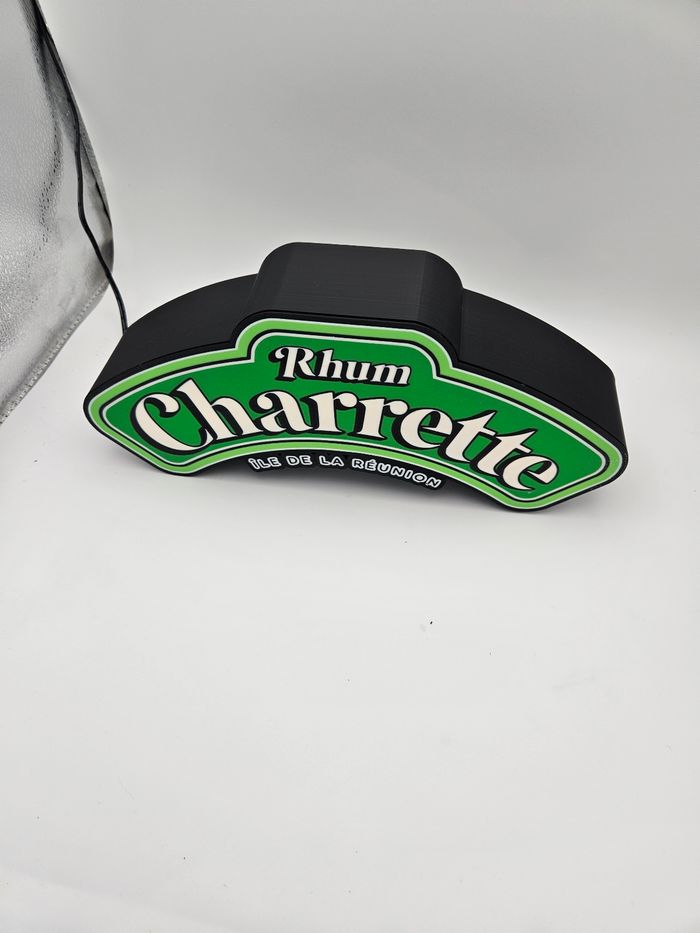 Lampe led lumineuse rhum charrette - photo numéro 6