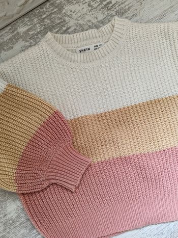 Pull tricolore Shein T 4 ans