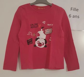 T-shirt ml Tissaia 6 ans