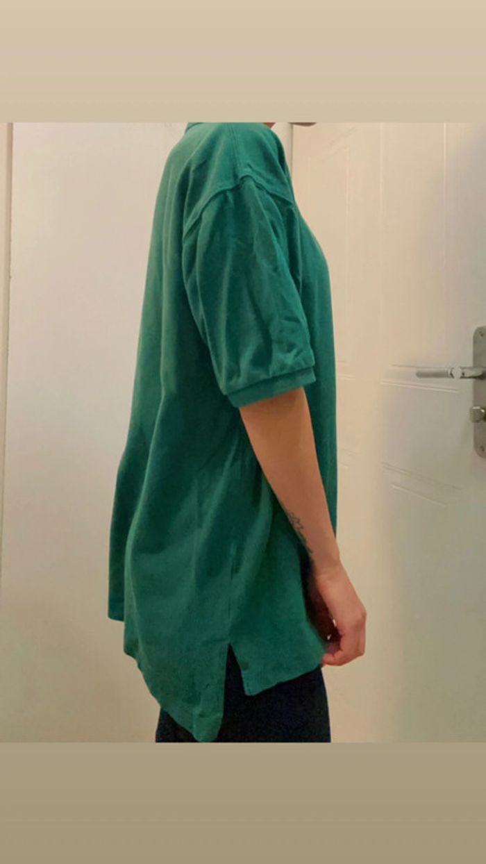 Polo Vert MIXTE taille L/XL - photo numéro 4