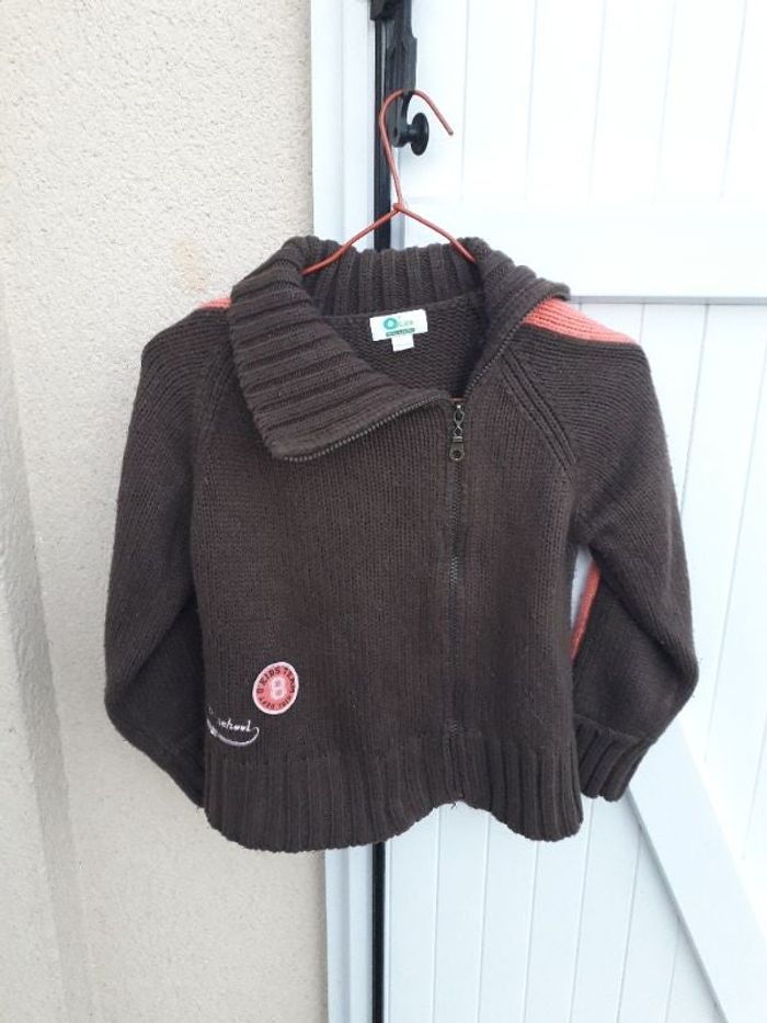 Gilet zippé filles en taille 8 ans