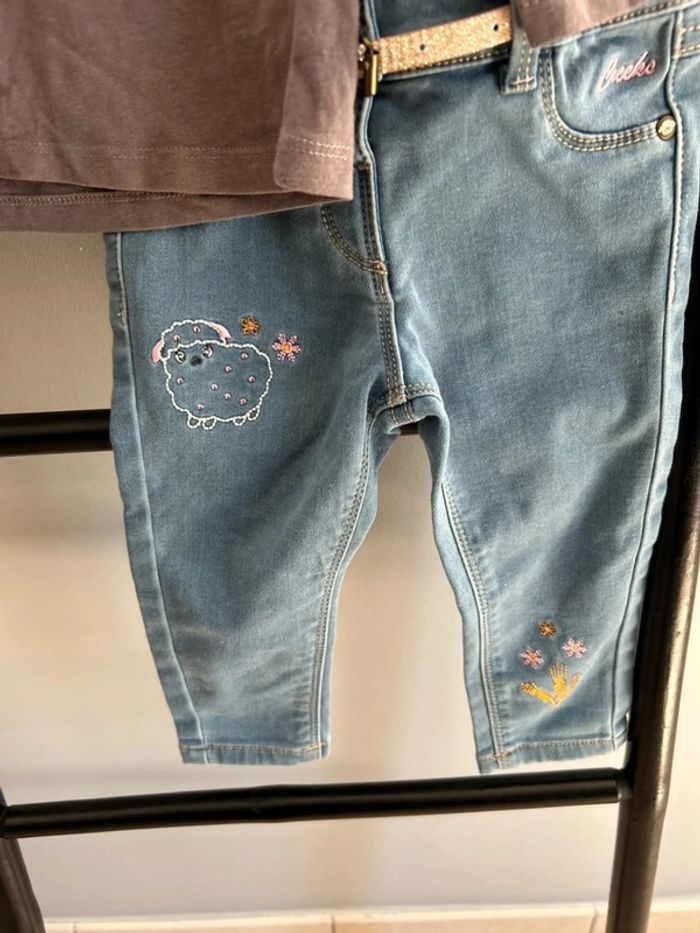 Ensemble jean et haut / Creek - 18 mois - photo numéro 3