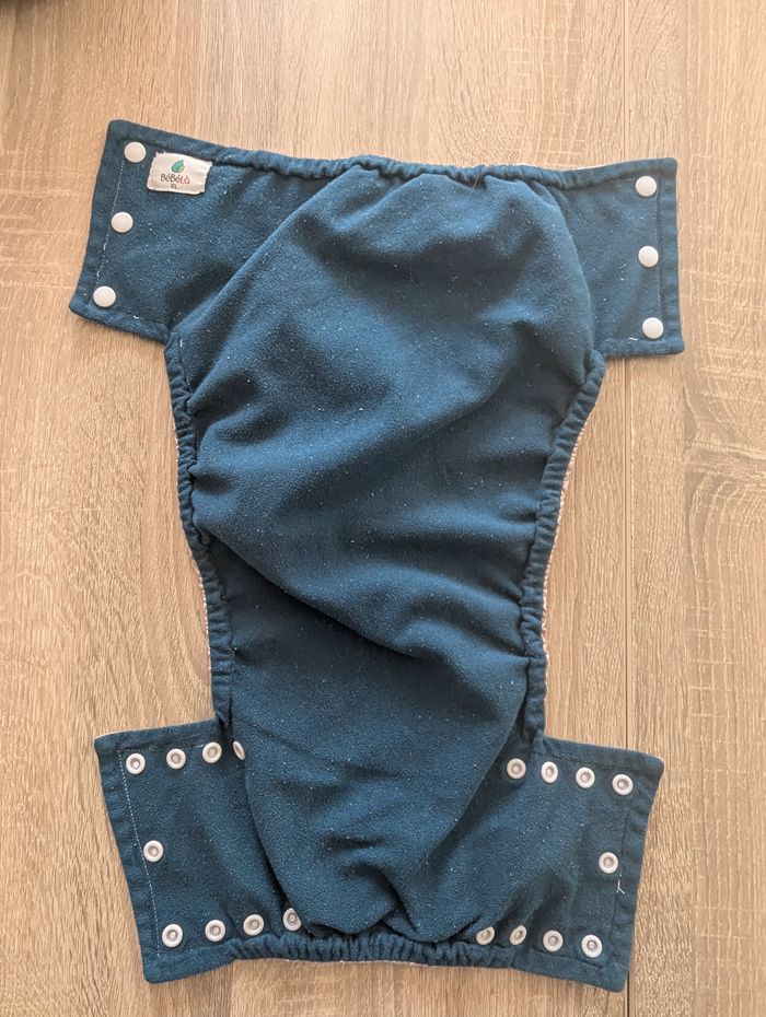 Lot de 4 couches évolutive bébé là avec insert + 1 surcouche taille XL - photo numéro 5
