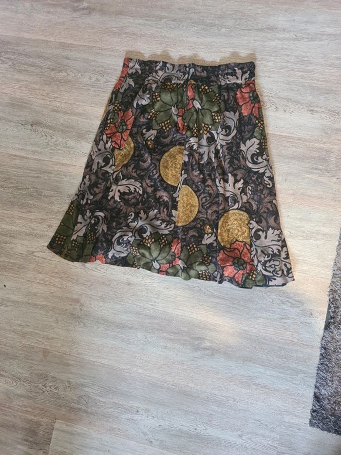 Jupe vintage imprimée automnale - photo numéro 5