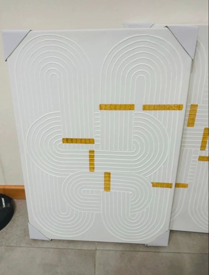 🌼deux cadres design blanc neuf 🌼 - photo numéro 2