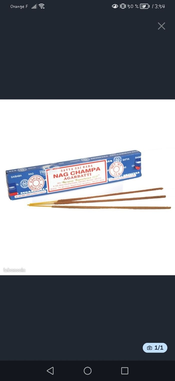 Encens Satya Nag Champa