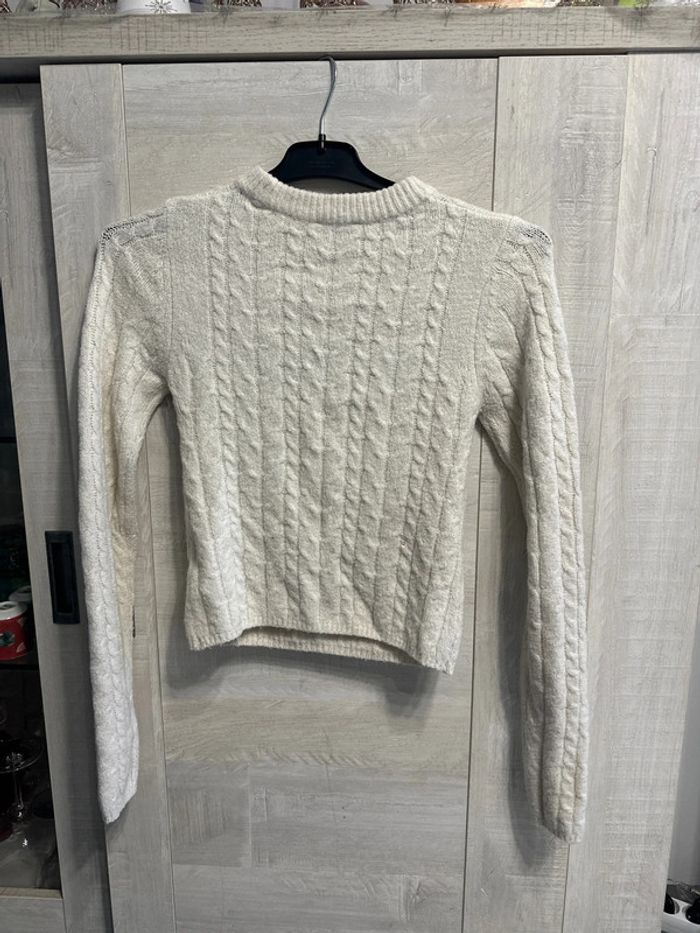 Pull blanc taille XS Jennyfer - photo numéro 2