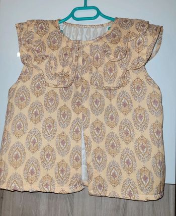Veste sans manches style bohème 