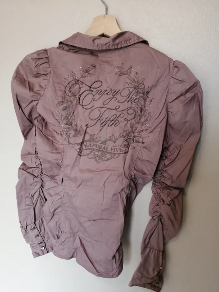 Chemise Kaporal Rose poudrée XS - photo numéro 3