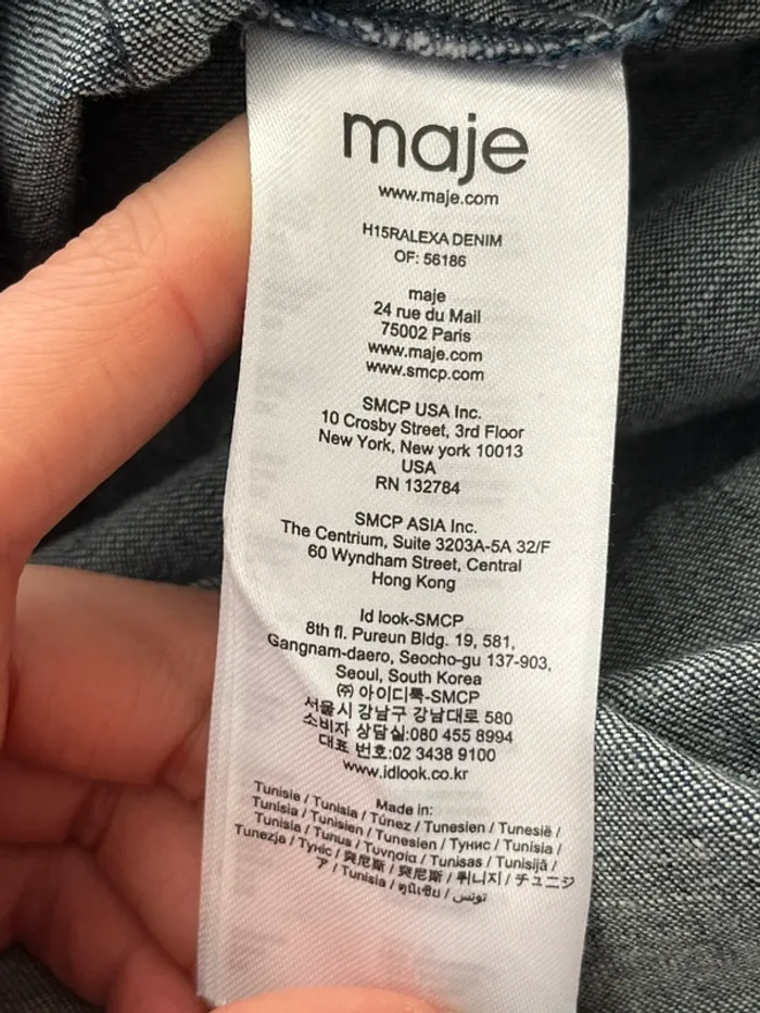 Robe en jean Maje - photo numéro 7