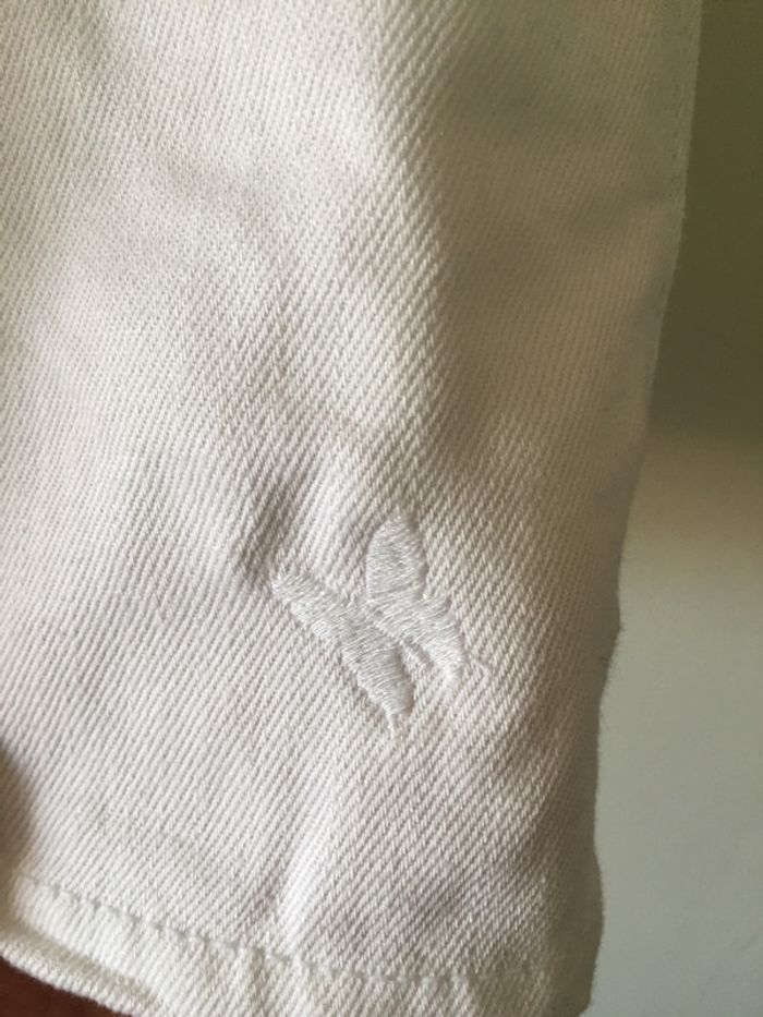 Robe salopette blanche Pepe Jeans Taille S - photo numéro 4
