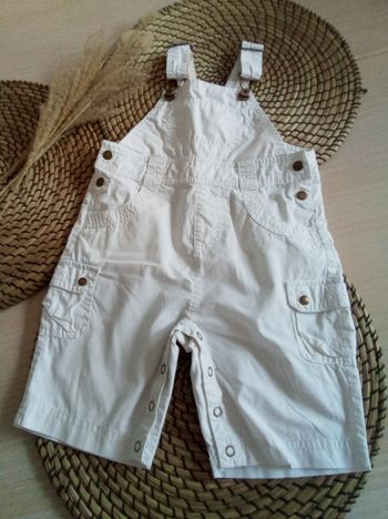 Combishort blanche Sergent Major taille 18 mois