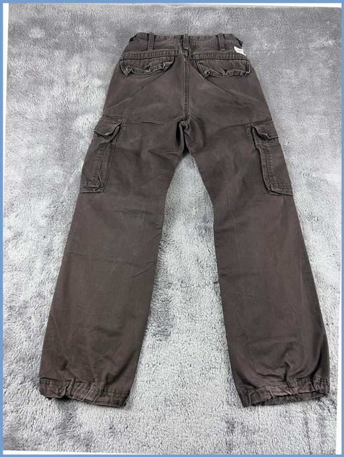 Pantalon large cargo Vintage Tommy Hilfiger Marron Taille W31 - photo numéro 2