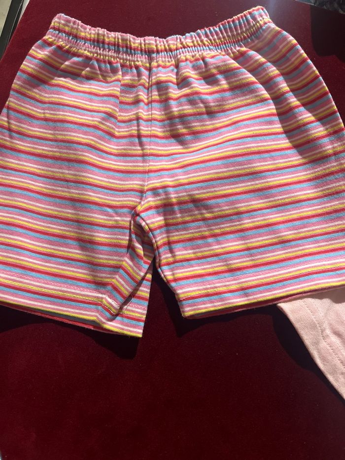 Ensemble t-shirt + short 3 mois - photo numéro 3