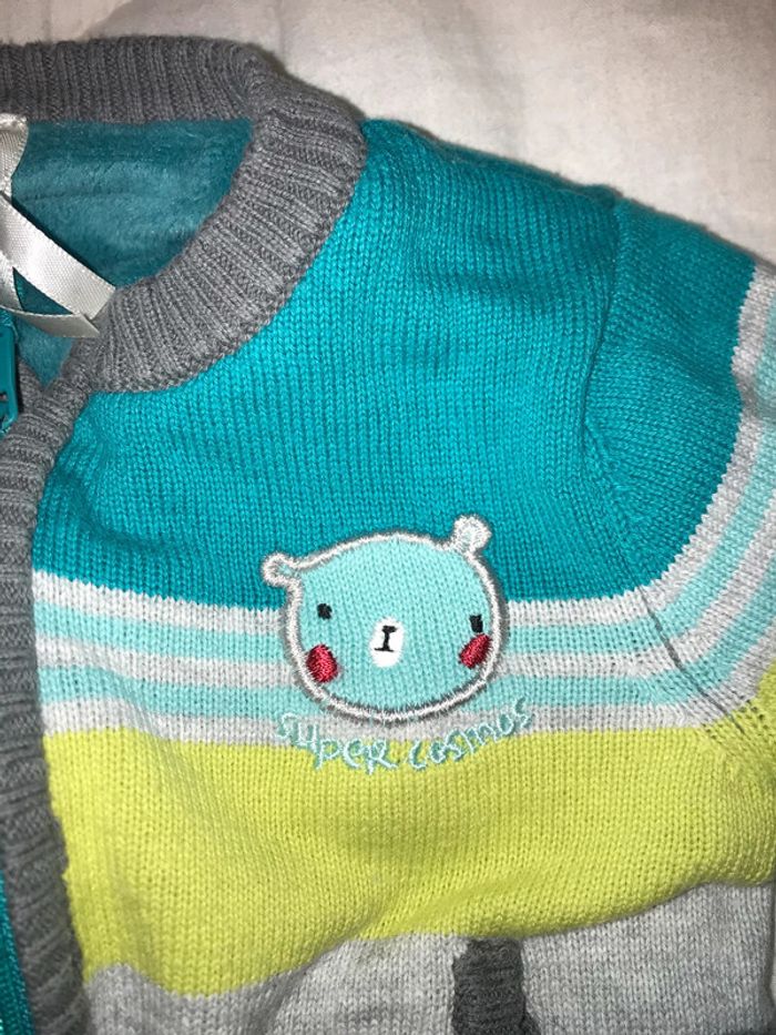 gilet doublé orchestra 3 mois - photo numéro 3