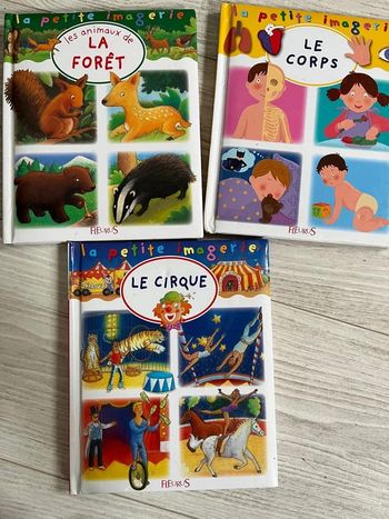 Lot de trois livres la petite imagerie