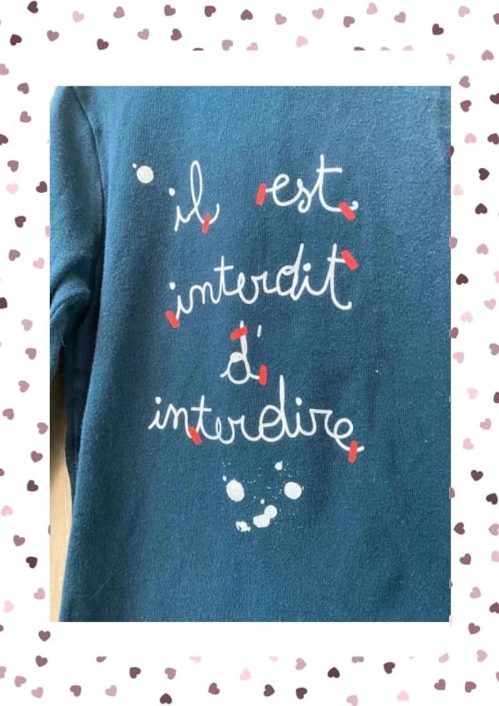 Sous pull bleu marine Kiabi 18 mois - photo numéro 3