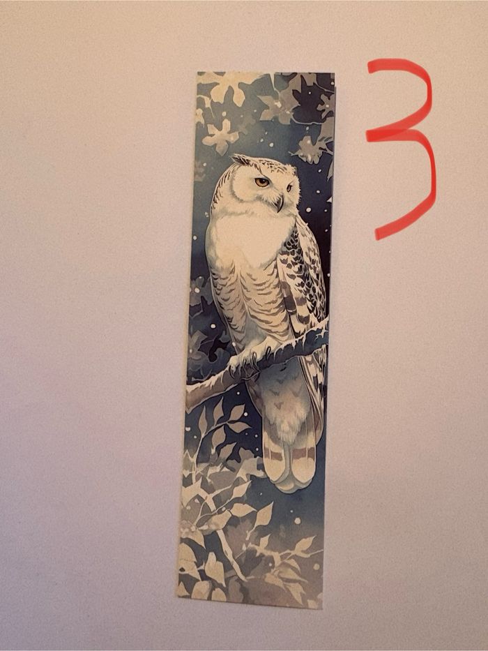 Magnifique marque-pages, hibou - photo numéro 3