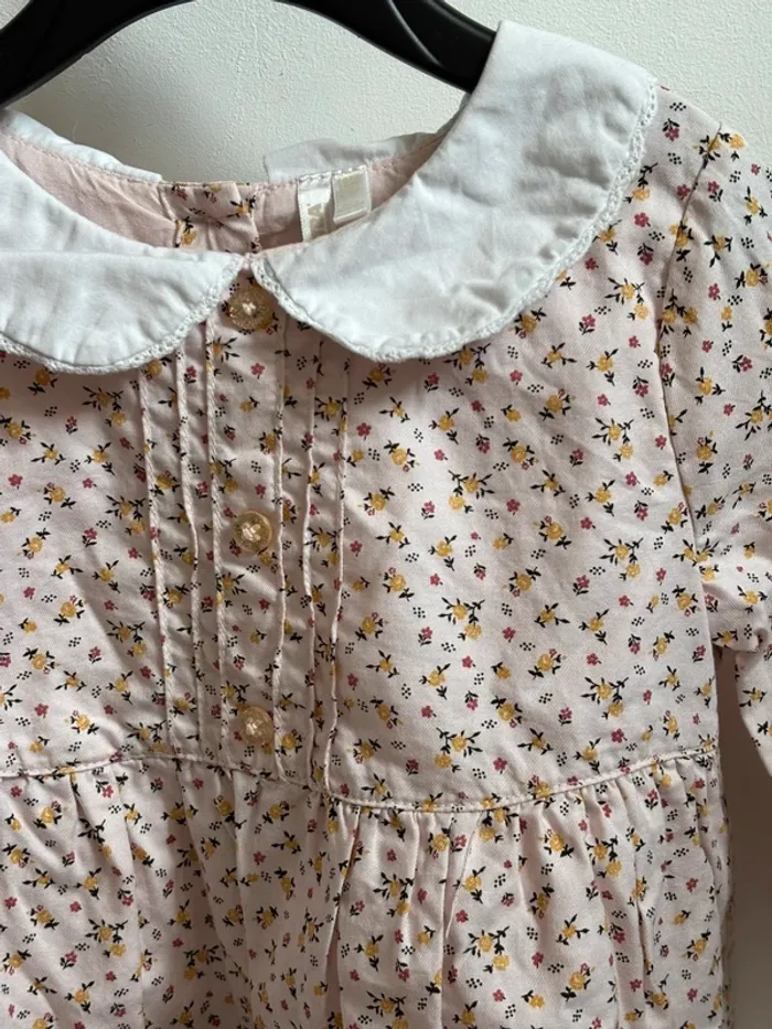 Robe fleurie col Claudine 18 mois - photo numéro 3