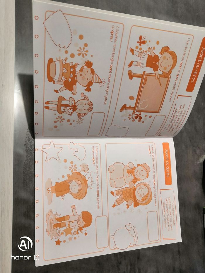 Cahier exercice " lire l'heure" - photo numéro 2
