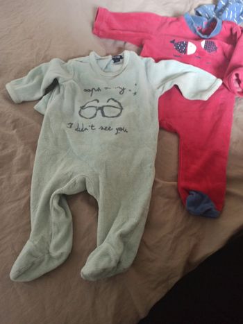 Lot 4 pyjamas 3 mois