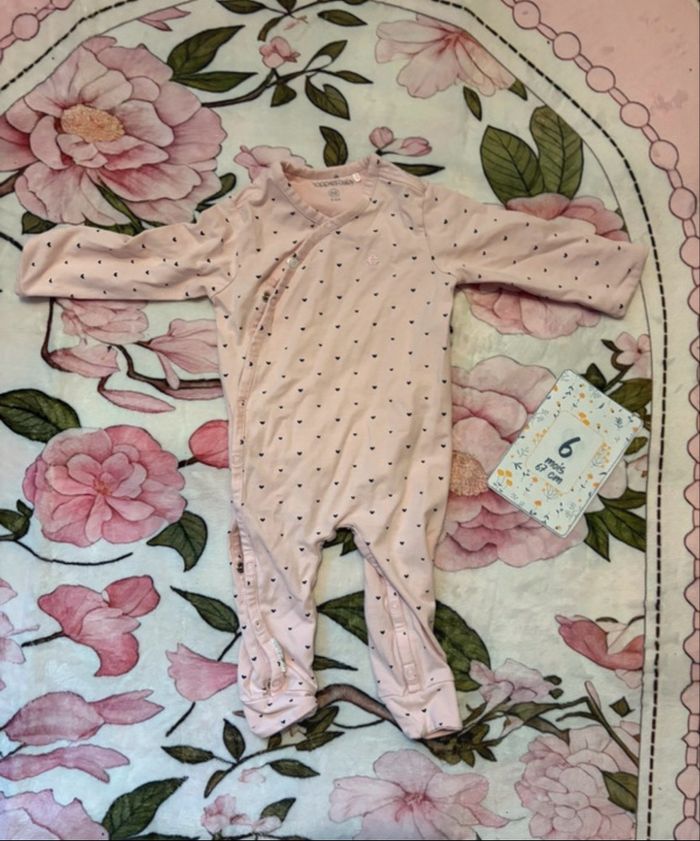 lot 3 pyjamas 6 mois fille très bon état - photo numéro 4