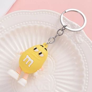 Porte-clés Mm&s jaune