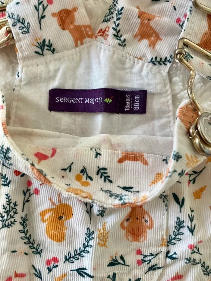 Robe velours côtelé fille Sergent Major - photo numéro 2