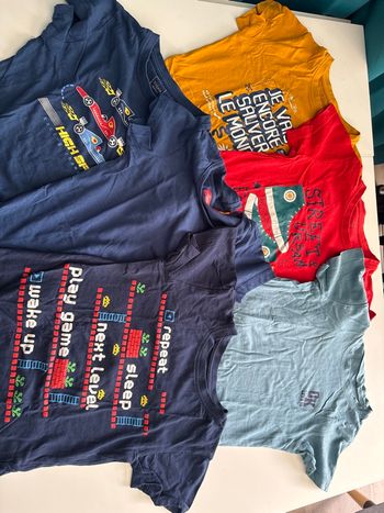 Lot de 6 tee-shirts T 6ans