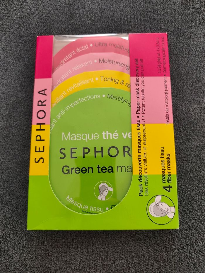 Coffret de masques pour le visage