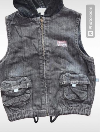 Veste sans manche en jean 18 mois