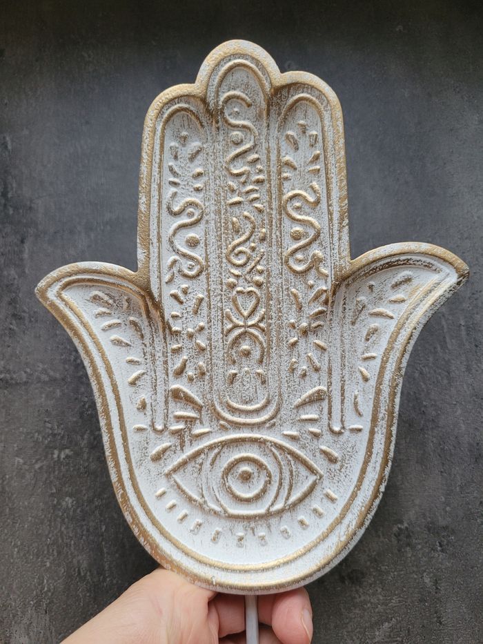 Main de Fatma décorative sur socle - photo numéro 3