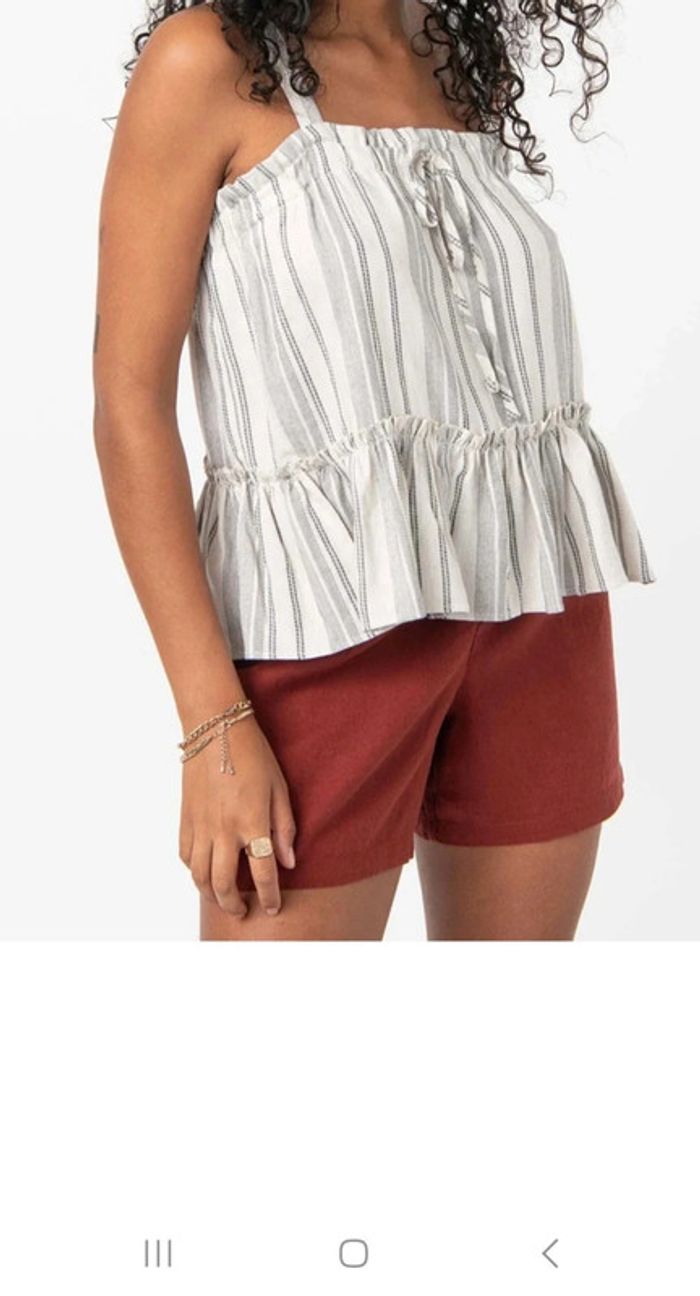 Top blanc et gris, Gemo  taille 42