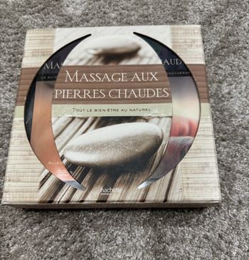Box massage au pierres Volcaniques et livret