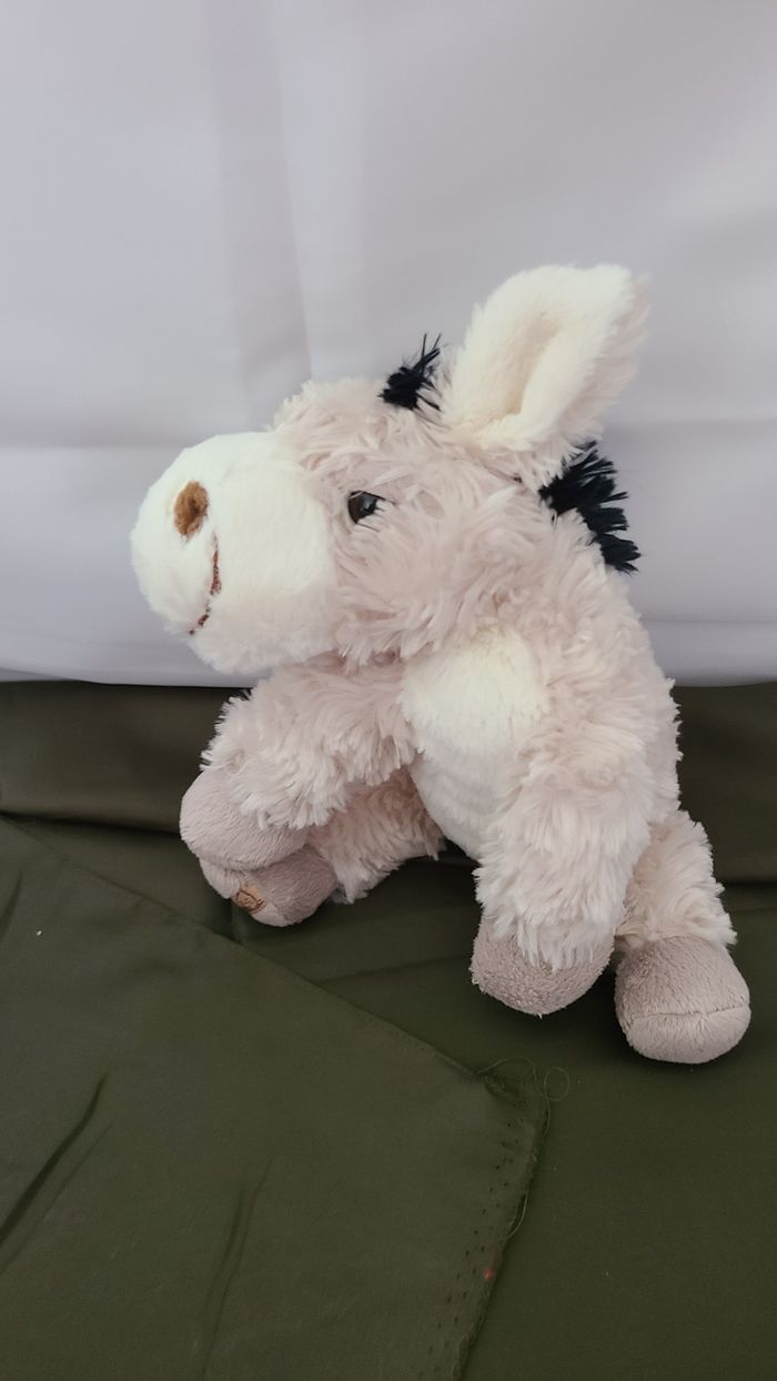 Peluche ane Marcel BUKOWSKI beige poil long