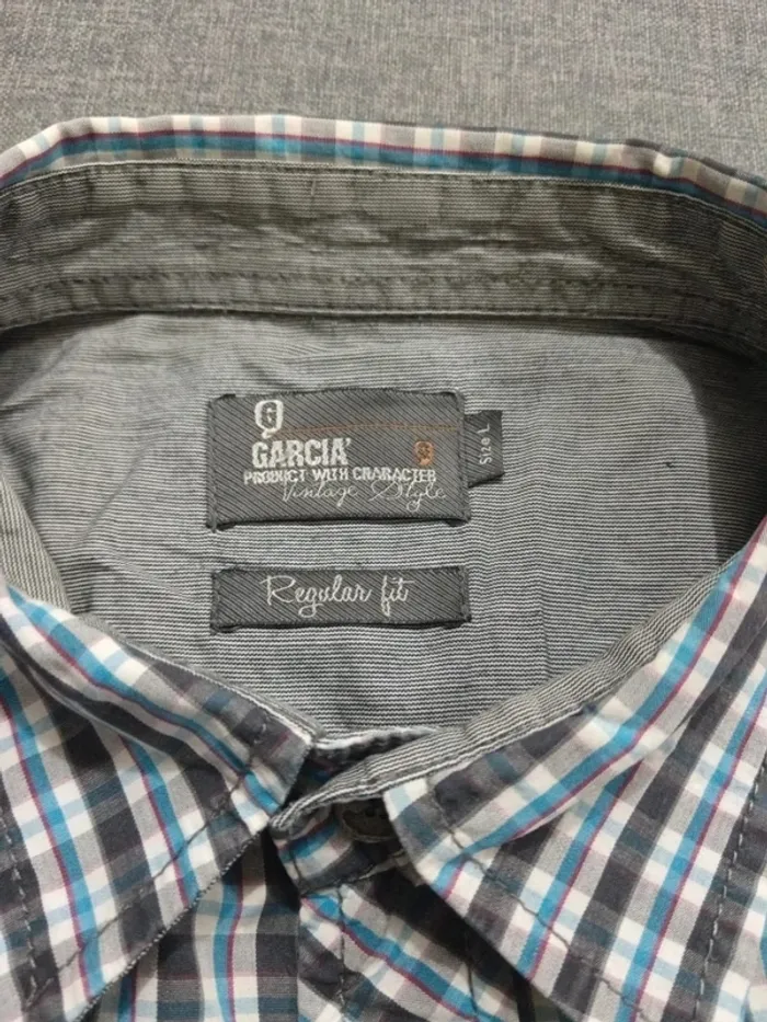 C65 chemise carreaux Garcia L - photo numéro 3