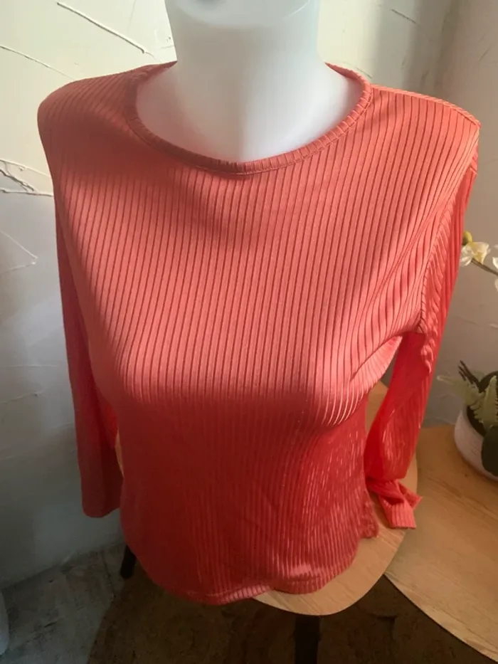 TEE shirt bergères de France taille 38manches longues - photo numéro 5