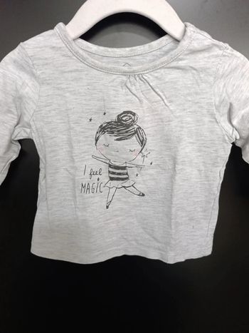 Tee shirt manches longues 6M