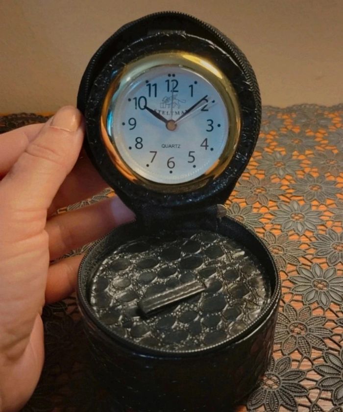 Réveil de voyage + montre steltman - photo numéro 7