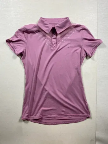 Polo EquiThème rose – Taille XS – Très bon état